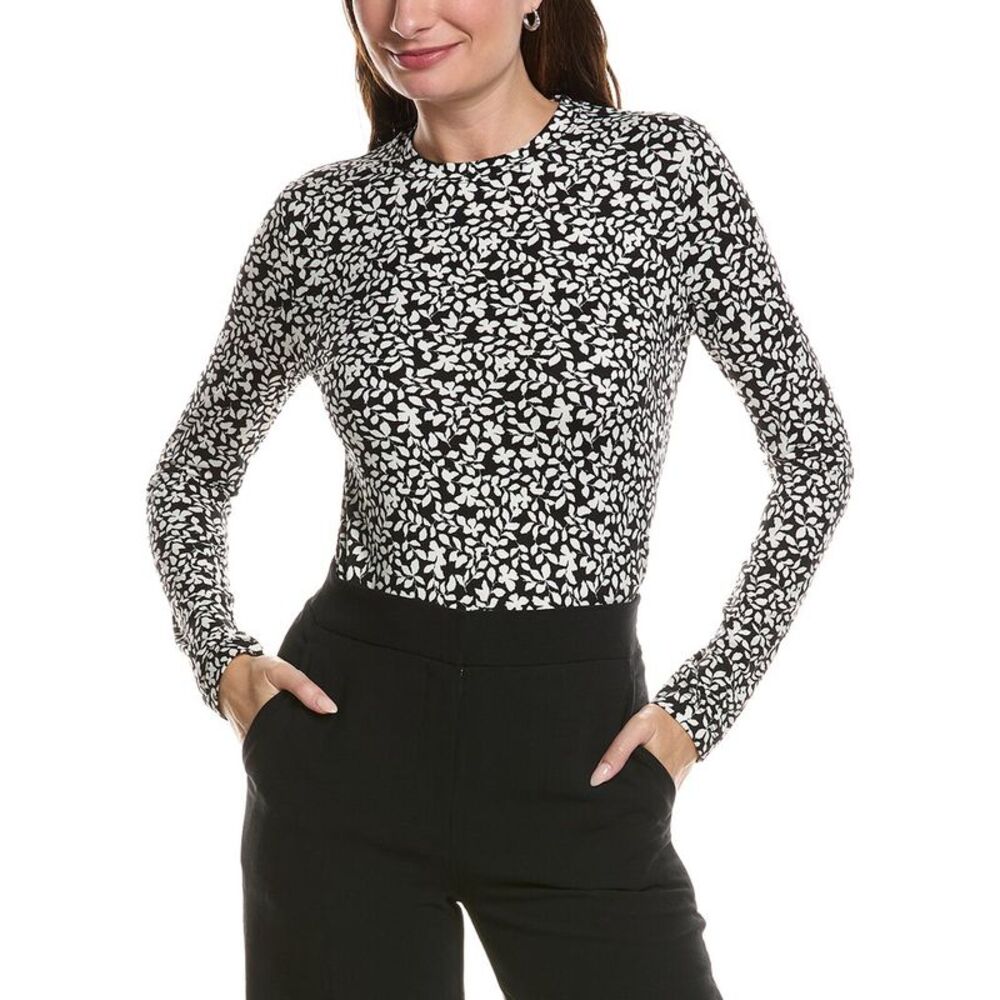 Brooks Brothers Womens  Knit Top, Black